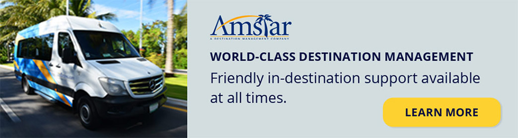 Amstar. World-class destination management. Friendly in-destination support available at all times. Learn more.