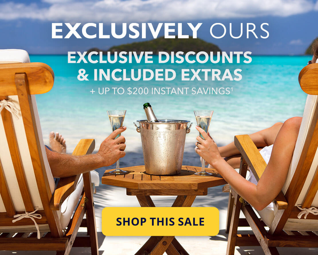 Exclusively Ours. Exclusive discounts and included extras + up to $200 instant savings(1). Shop this sale