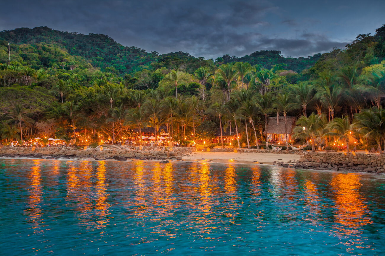 If you’re traveling for romance to Puerto Vallarta, Rhythms of the Night is something you can’t miss. The entire island is lit by candlelight so you can experience a one-of-a-kind romantic experience.