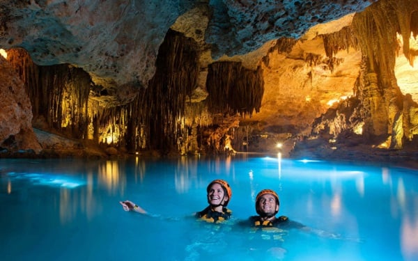 Swim underground rivers in the Riviera Maya.