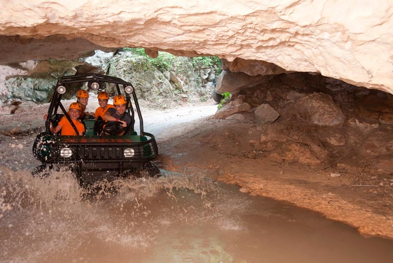 Amphibious vehicle at Xplor