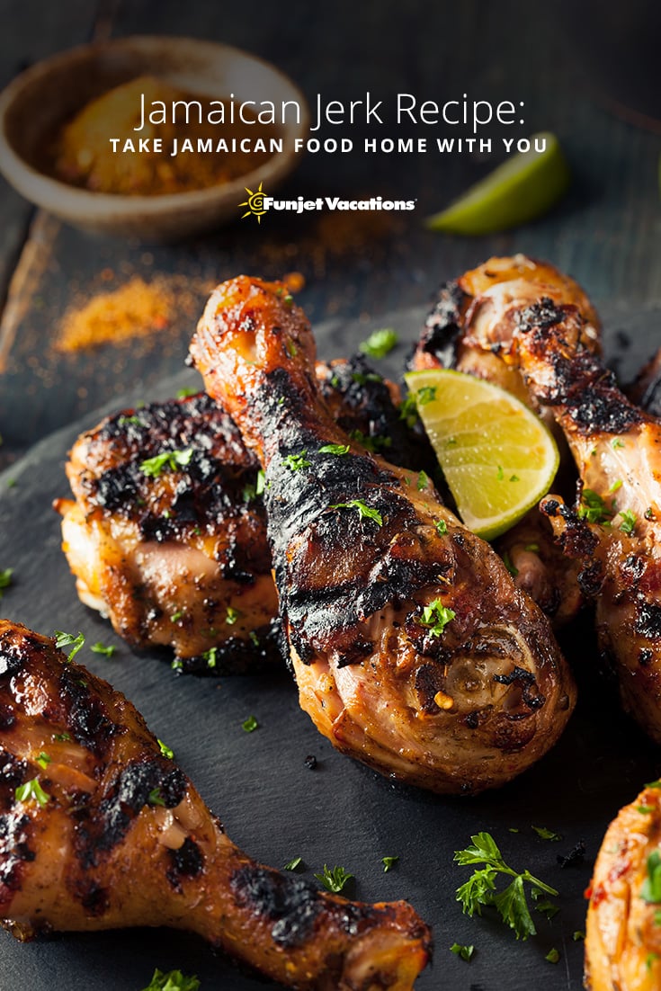 Jamaicans take pride in their jerk recipe and the history that created it. When visiting Jamaica, vacationers simply have to try authentic jerk whether that’s pork or chicken. Take Jamaican food home with you with this recipe.