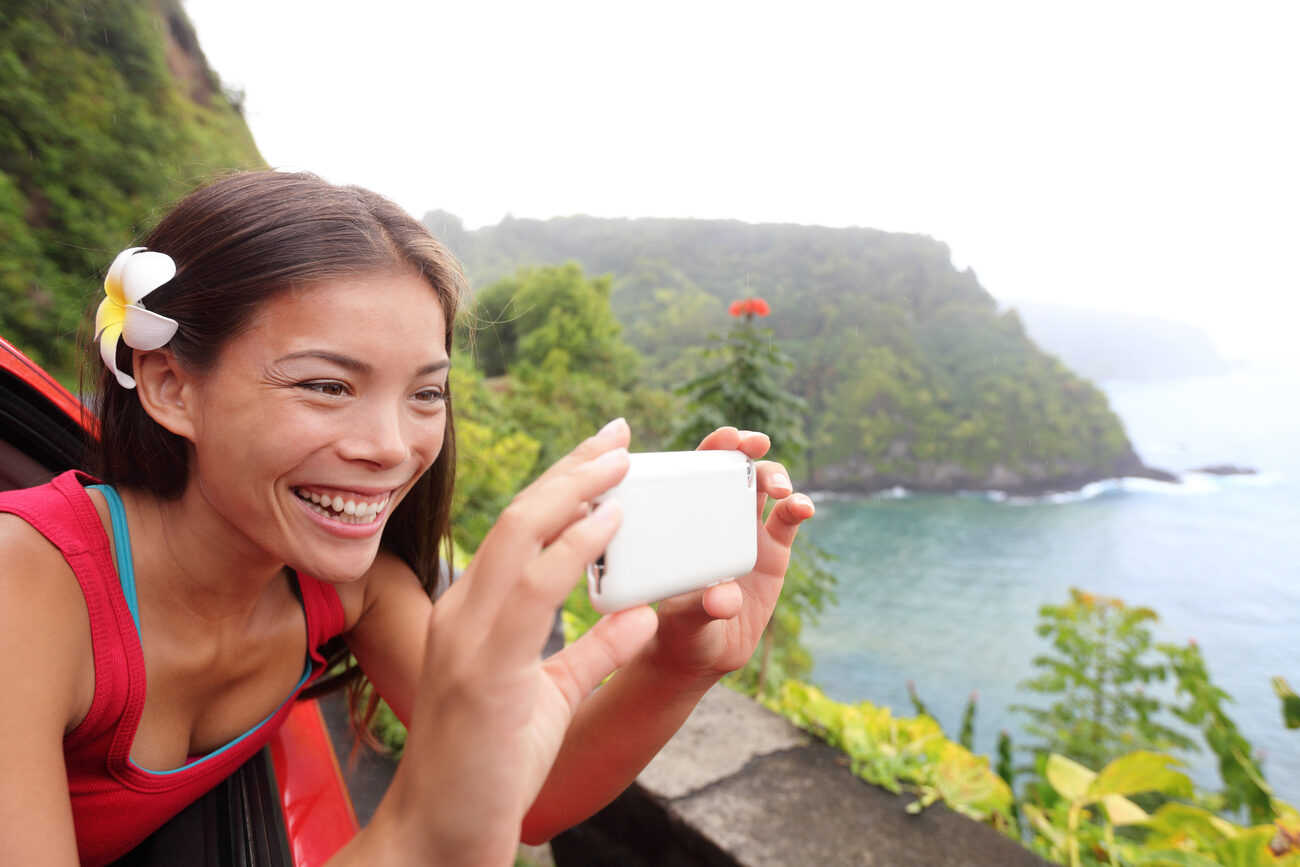 Tourist on Hawaii