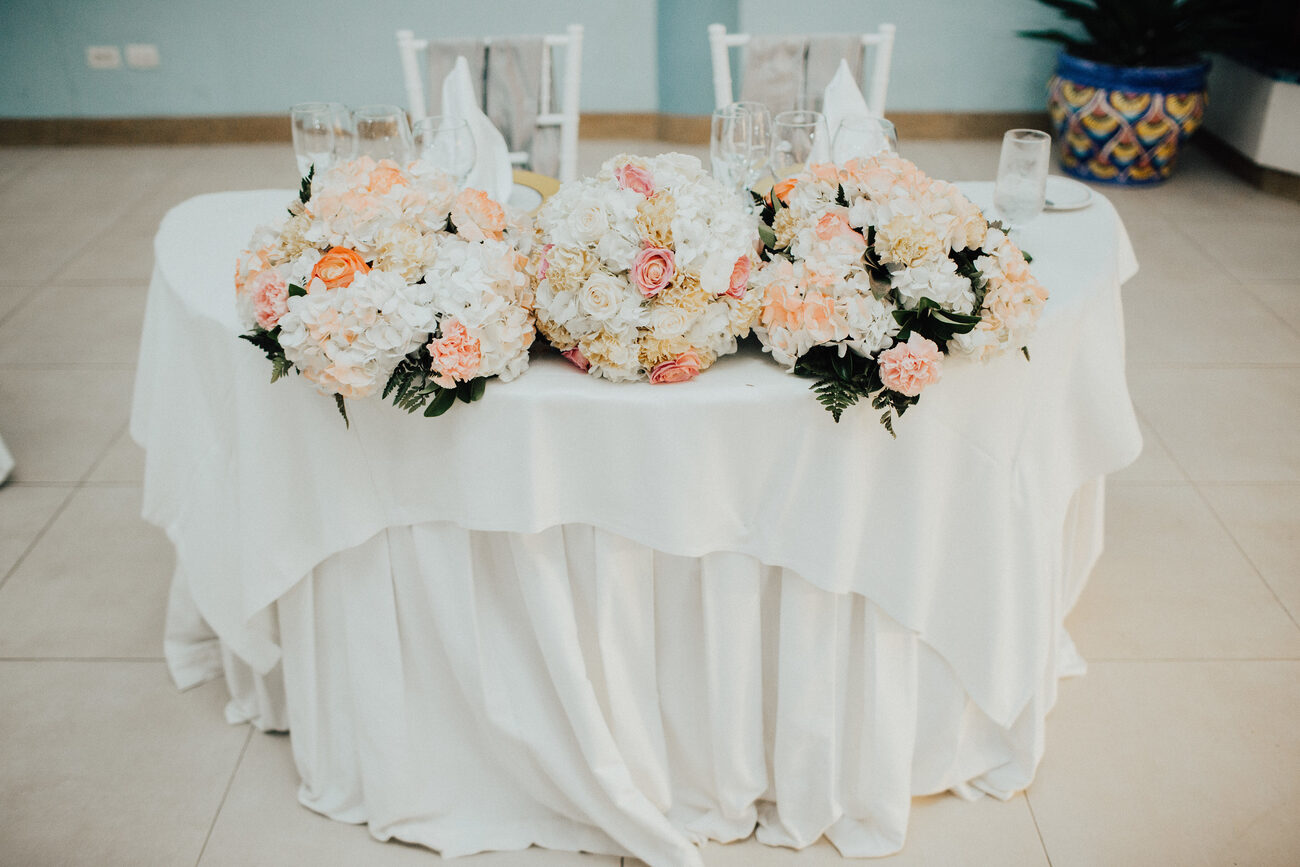 Jamaica Destination Wedding Sweetheart Table