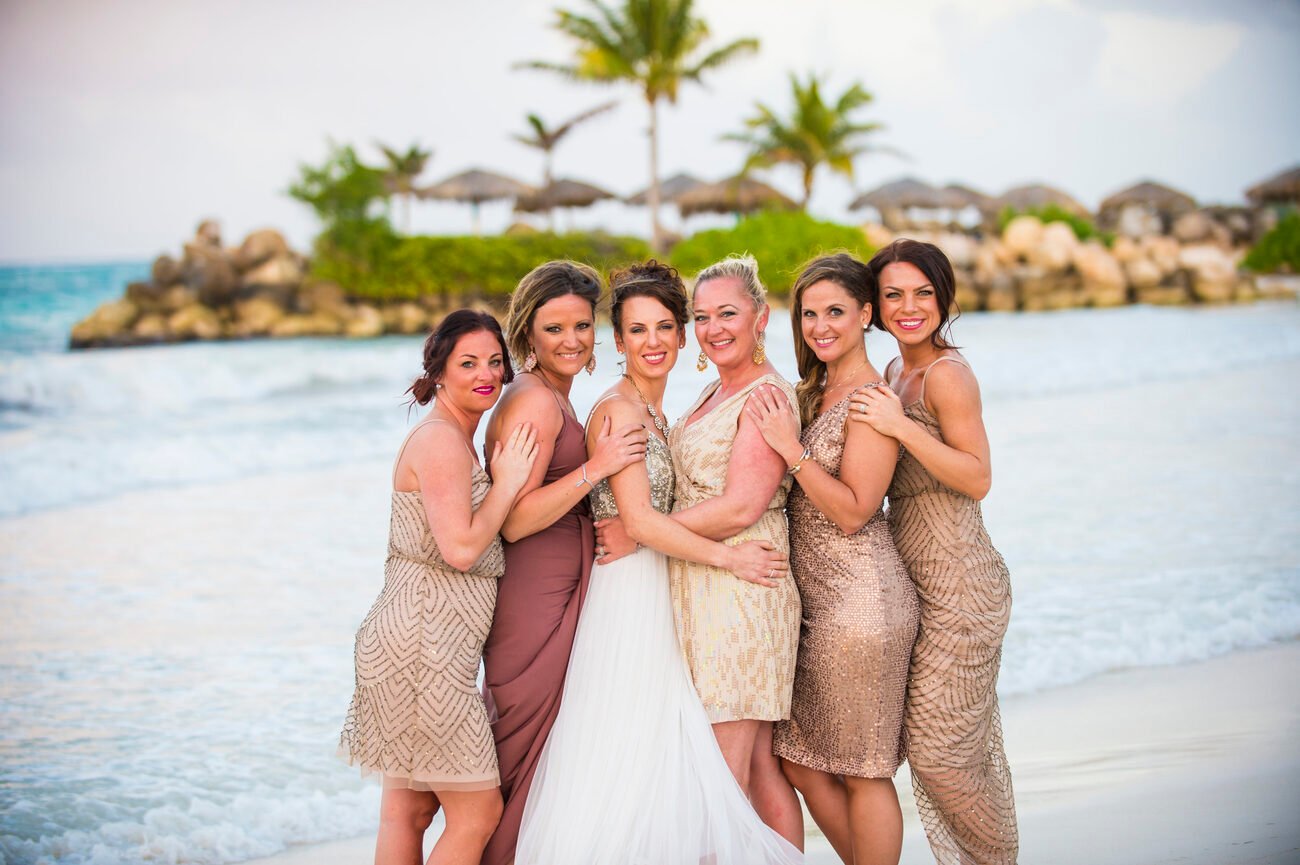 Jamaica Destination Wedding Bridesmaid Photography