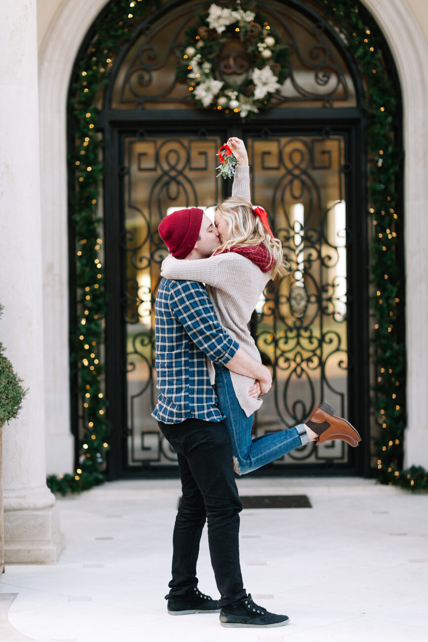 Mistletoe-Holiday-Engagement-Announcement