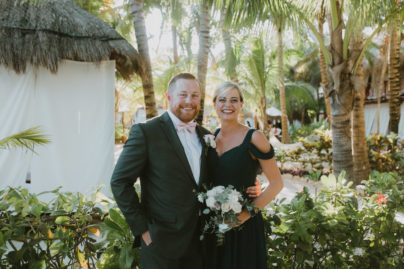 Let your groom dress to impress, like this groom in Riviera Maya. #WeddingsbyFunjet #SaidYestoWBF