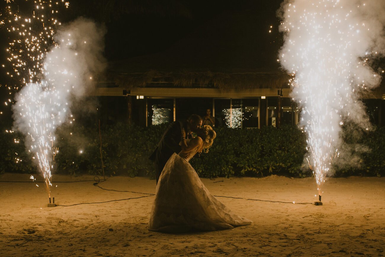 Sparks fly for a Funjet bride! #WeddingsbyFunjet