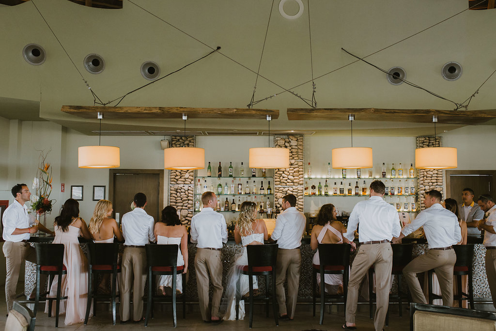 Cocktails at IBEROSTAR Playa Mita before the wedding reception. #WeddingsbyFunjet