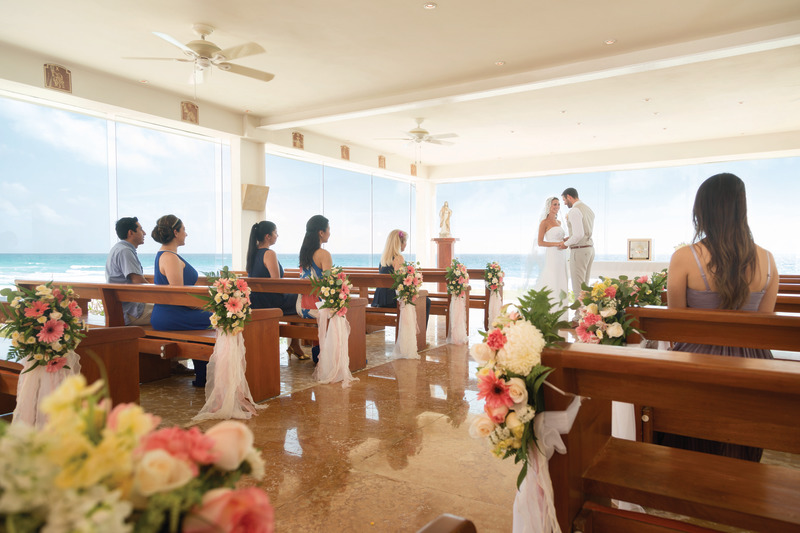 Catholic Chapel at Panama Jack Resort Cancun in Cancun, Mexico. #WeddingsbyFunjet