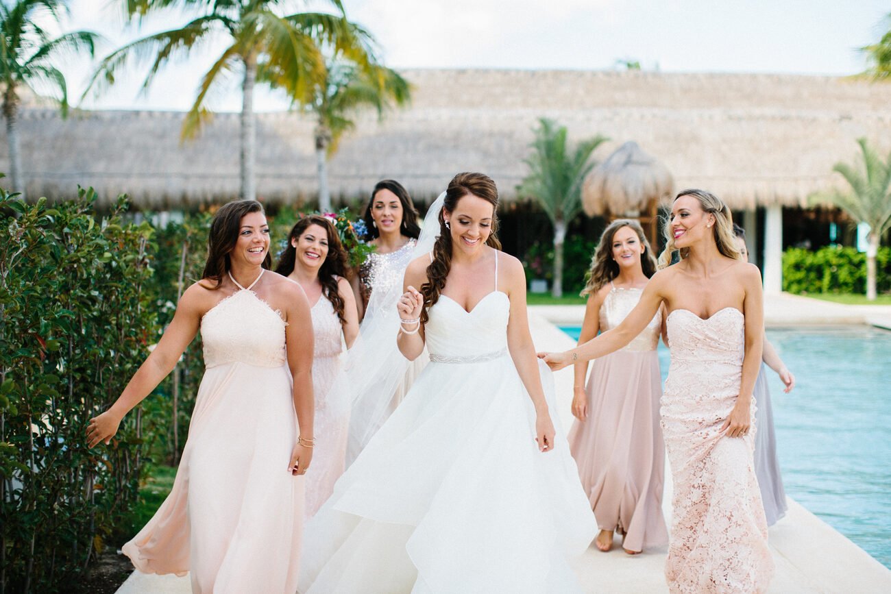 Mix and match bridesmaid dress inspo. #WeddingPlanning