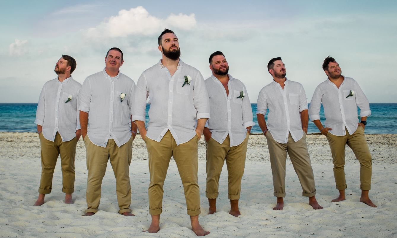 Groom & Groomsmen Fashion Trends for Destination Weddings