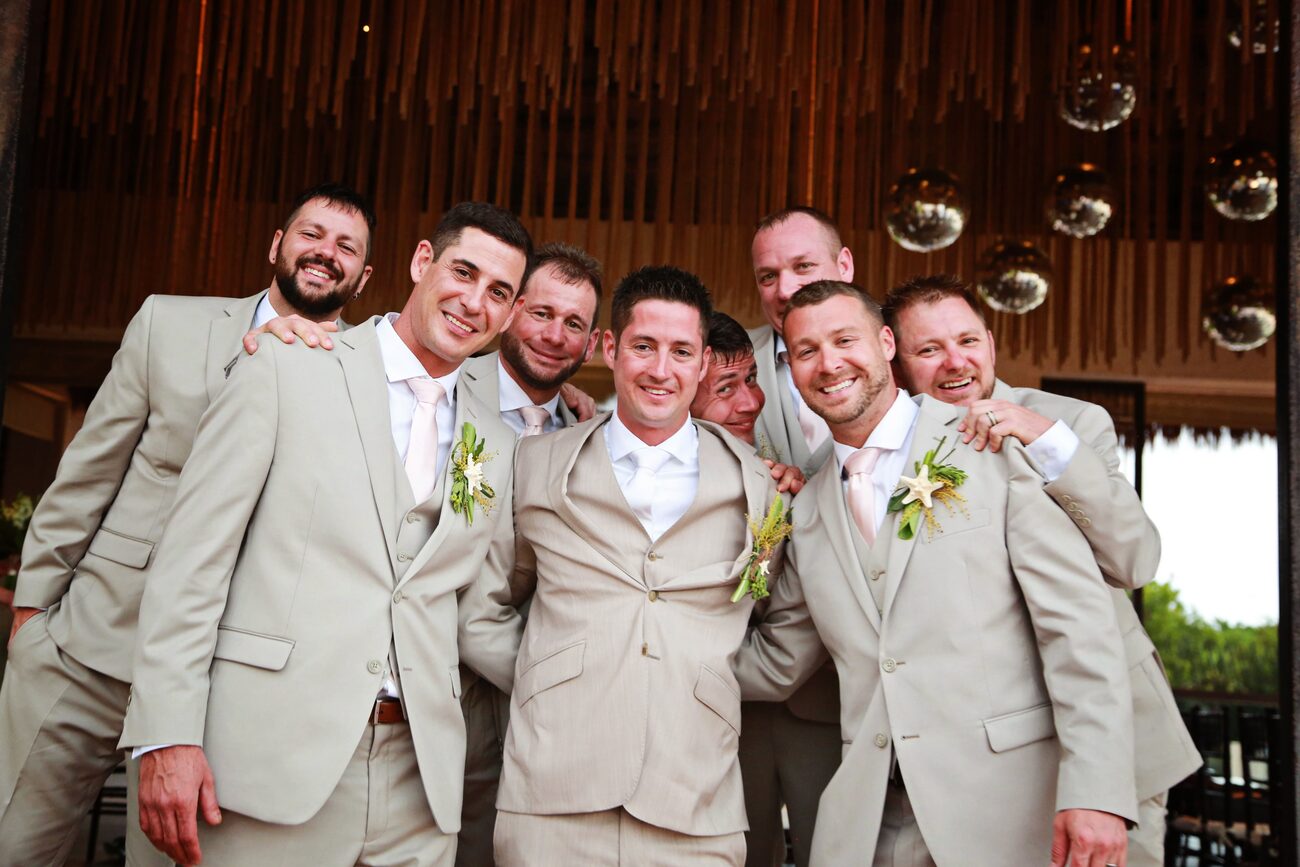 Groom & Groomsmen Fashion Trends for Destination Weddings