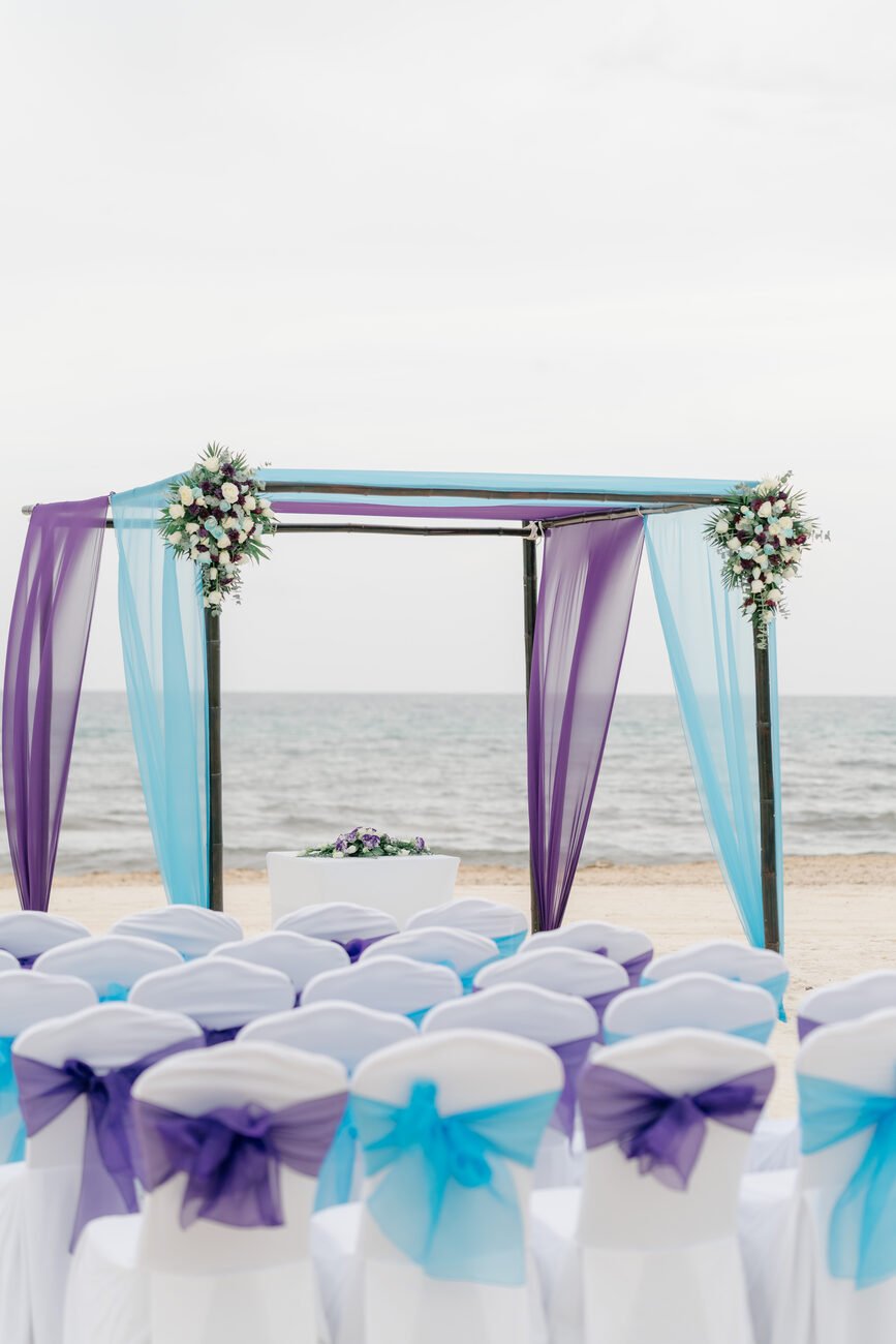 destination wedding ceremony setups