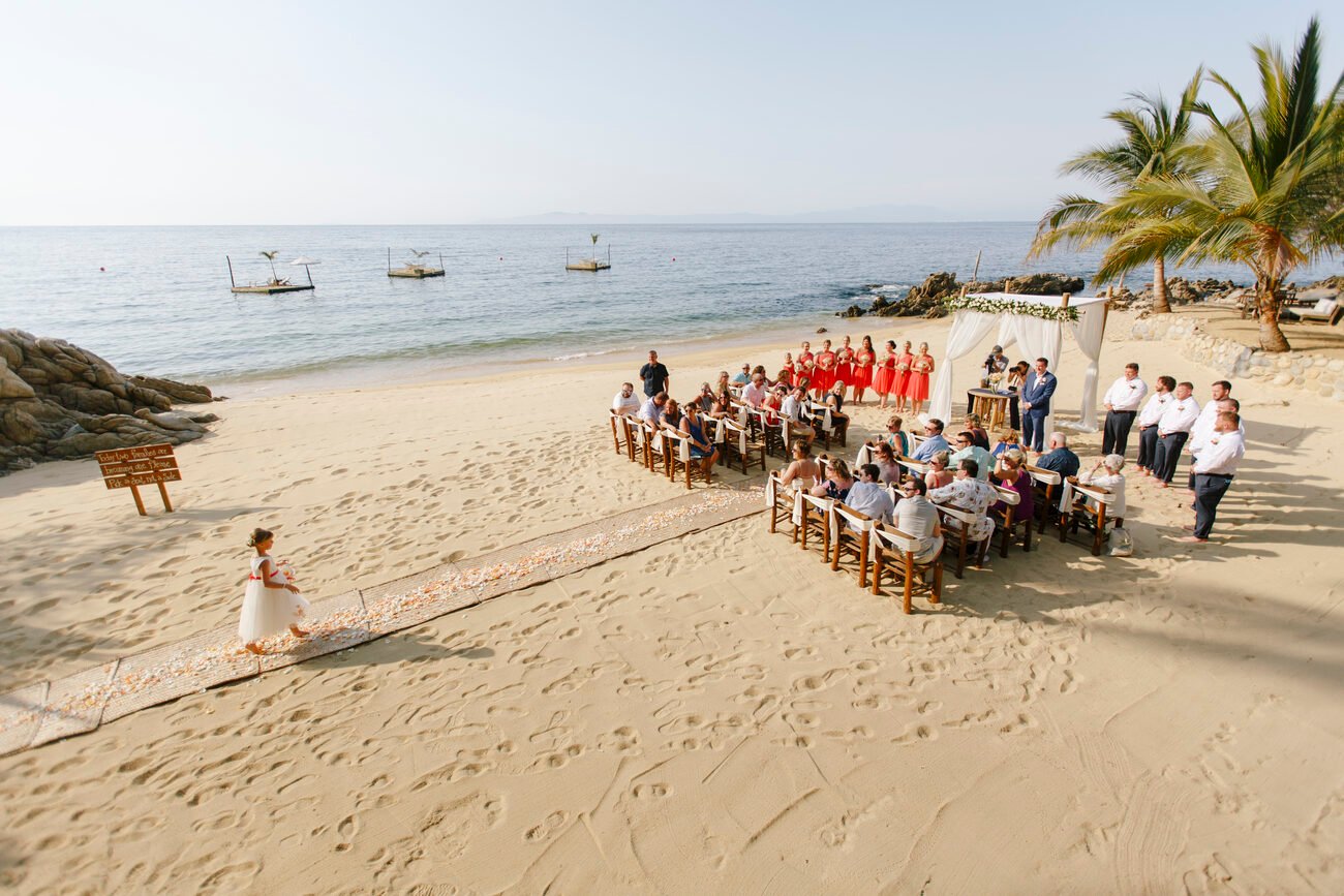 destination wedding ceremony setups