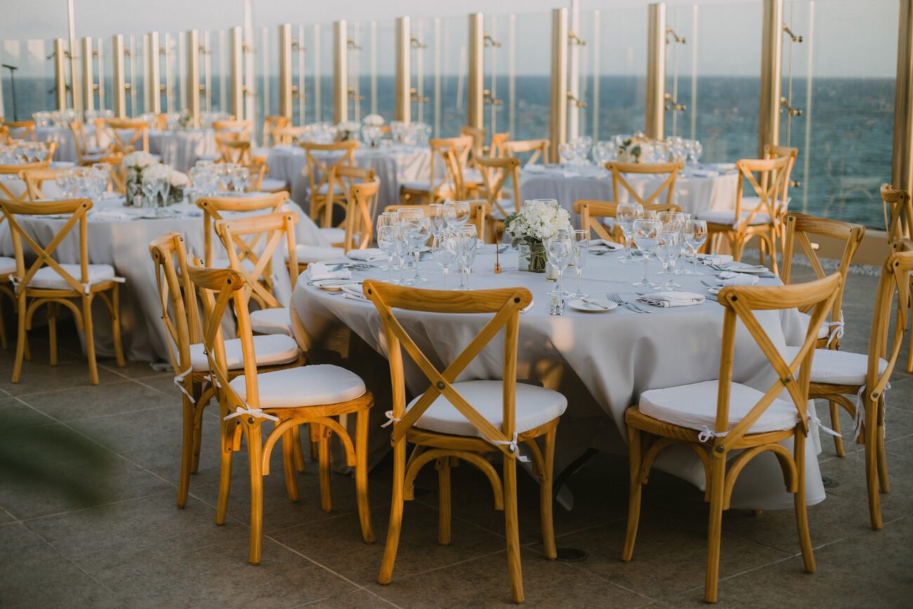 destination wedding reception