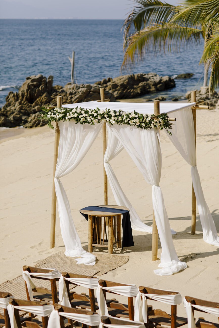 destination wedding ceremony setups