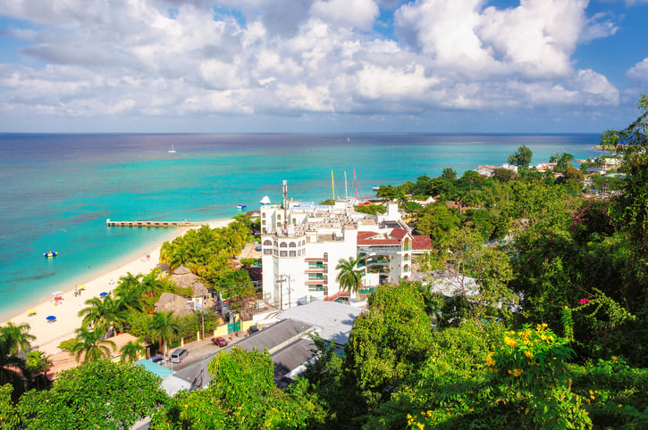 aerial view of Montego Bay 