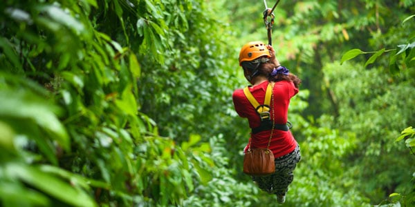 Ziplining